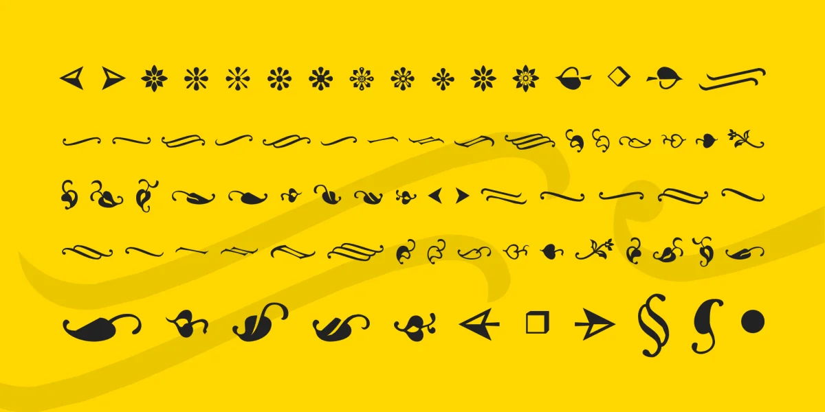 Ornements ADF Font