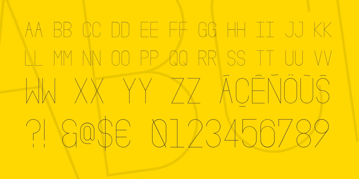 Oslo II Font Family preview 4
