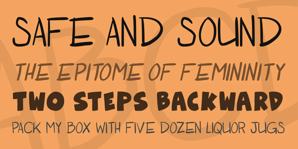 Otaku Rant Font Family preview 3