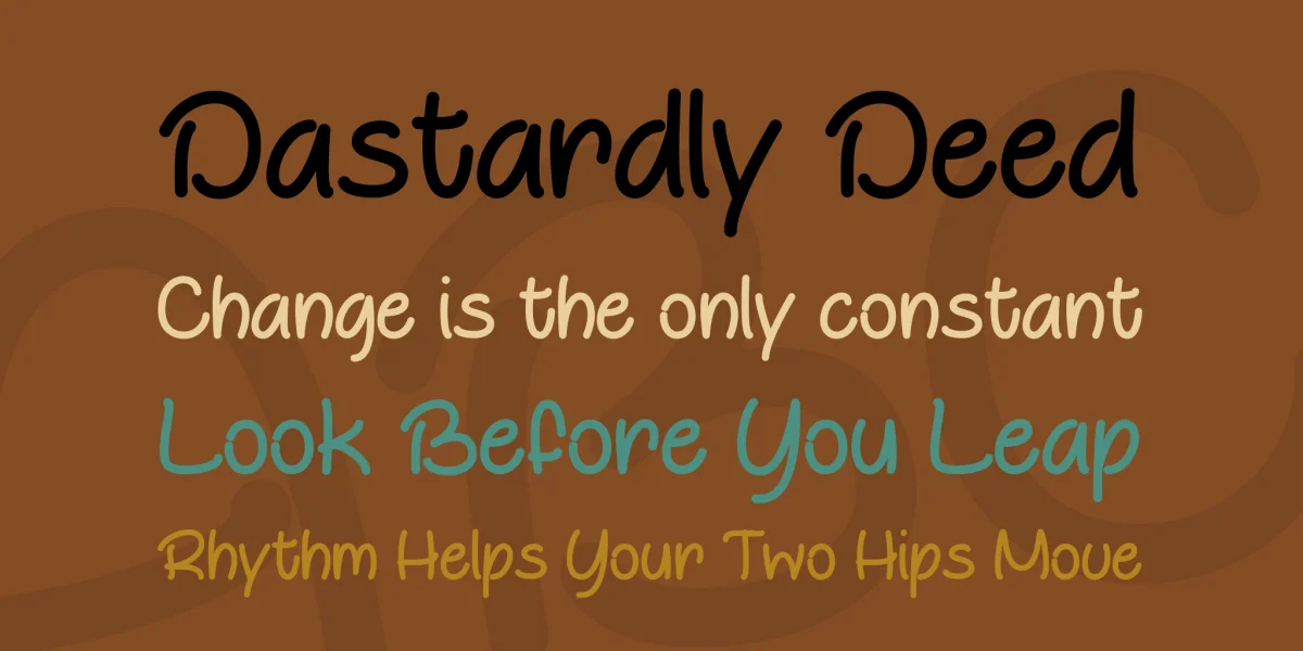 Otterly Adorable Font preview 2