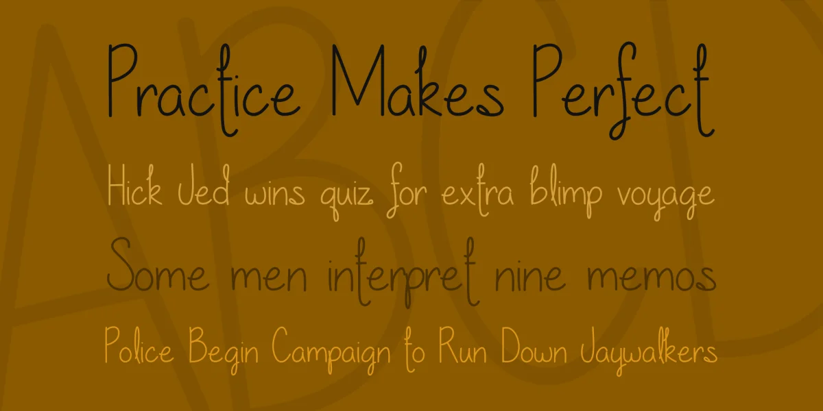 Our lil secret forever Font preview 3