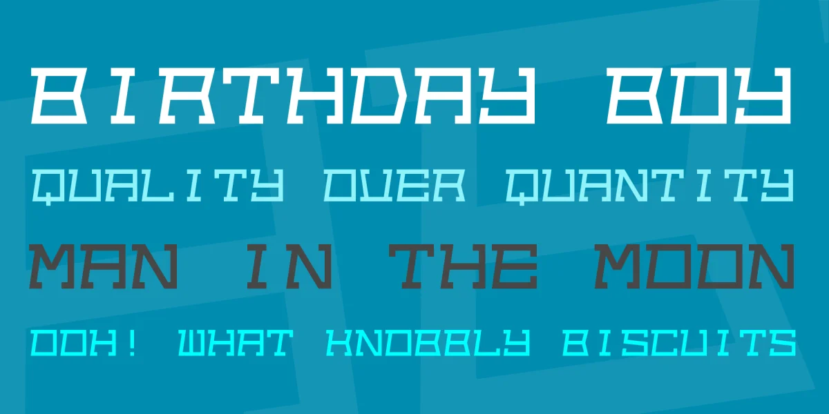 Out of sight Font preview 2
