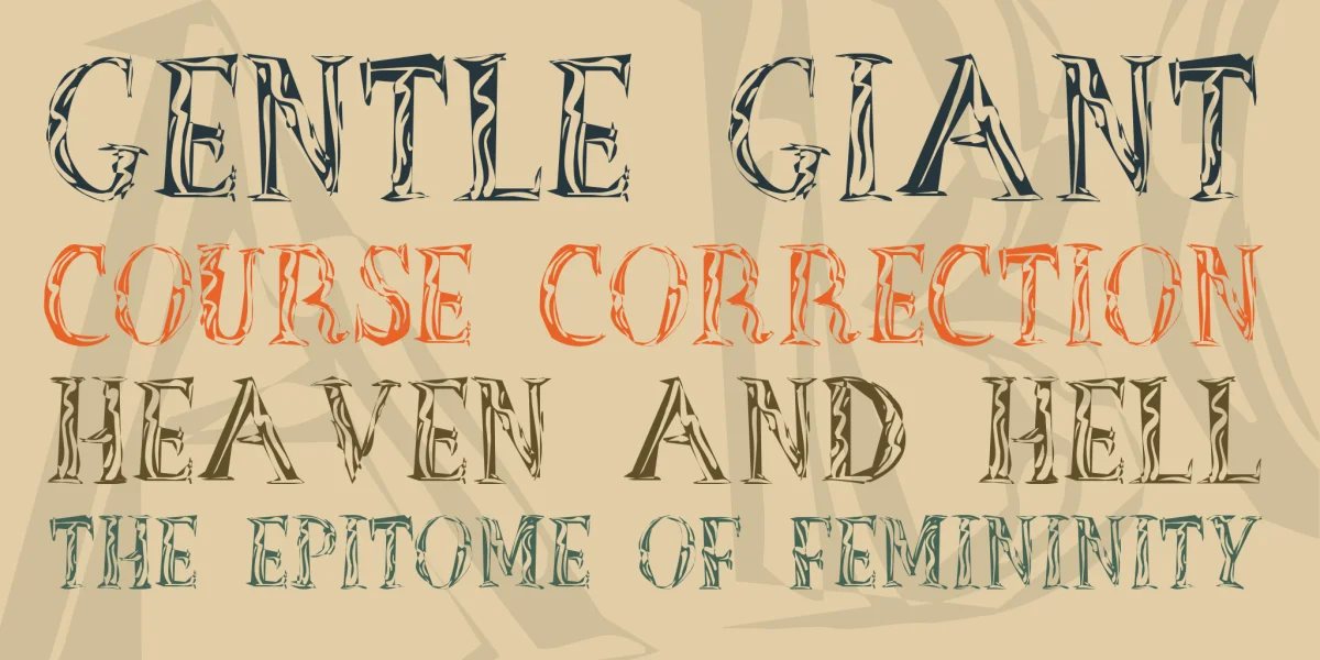 OutOfAfrica Font preview 3