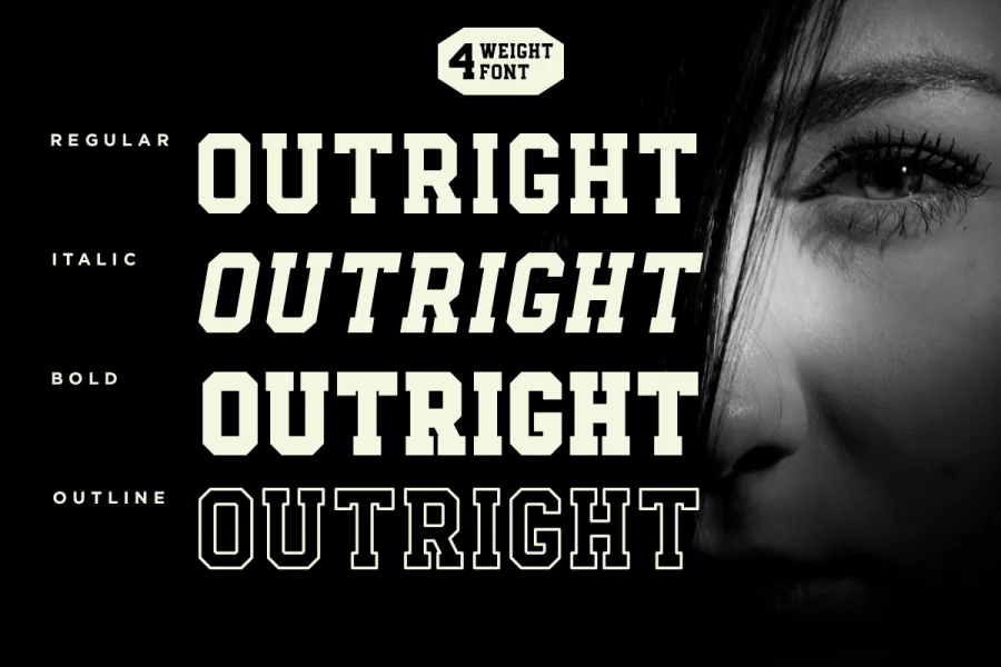 Outright Font preview 2