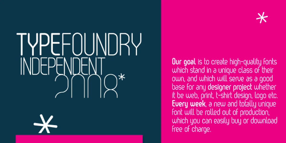 Oval Font Family preview 4