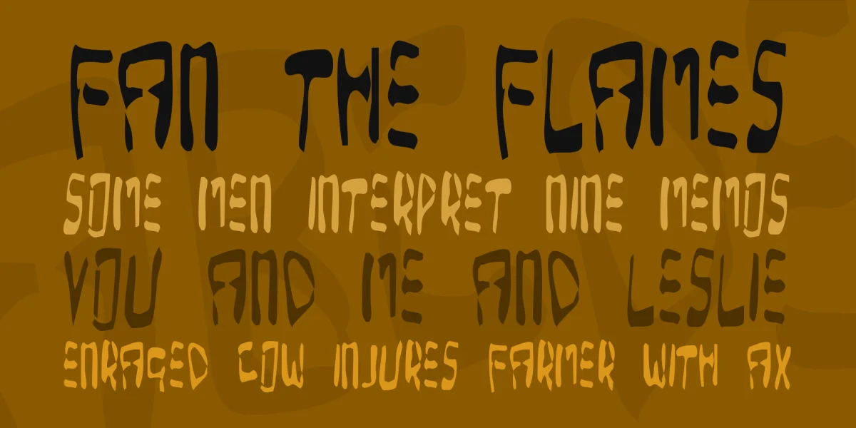 Over Expose Font preview 2