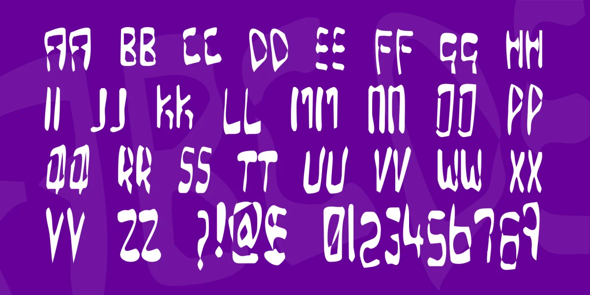 Over Expose Font preview 3