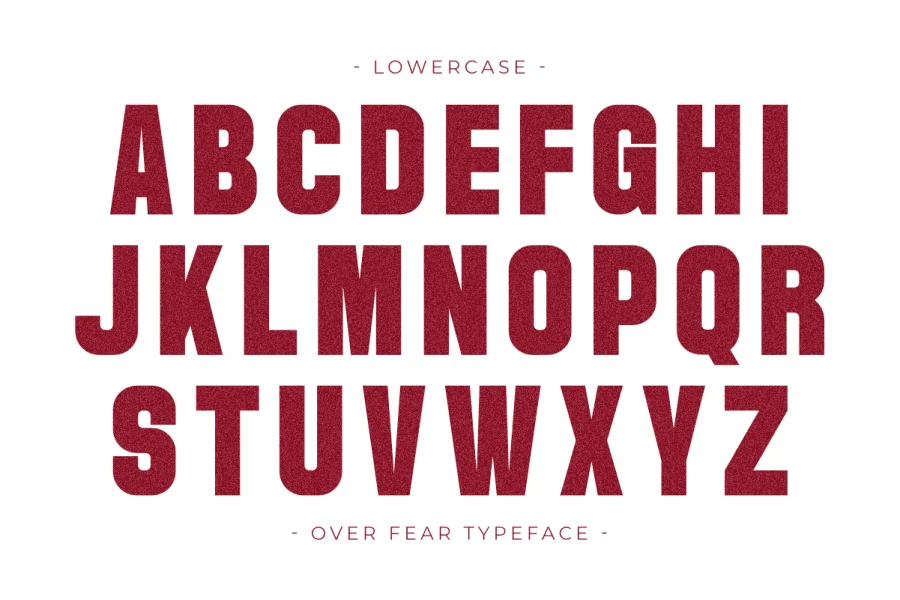 Over Fear Font preview 5