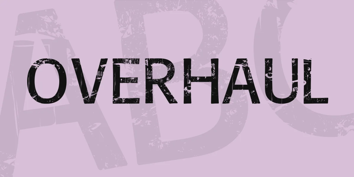 Overhaul Font