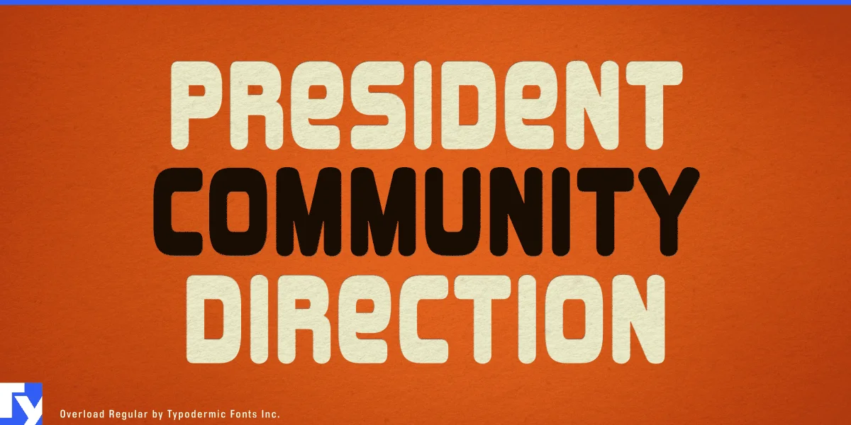 Overload Font Family preview 6