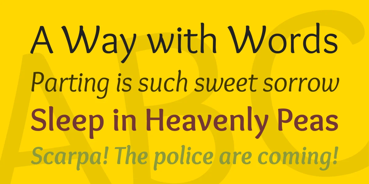 Overlock Font Family preview 2