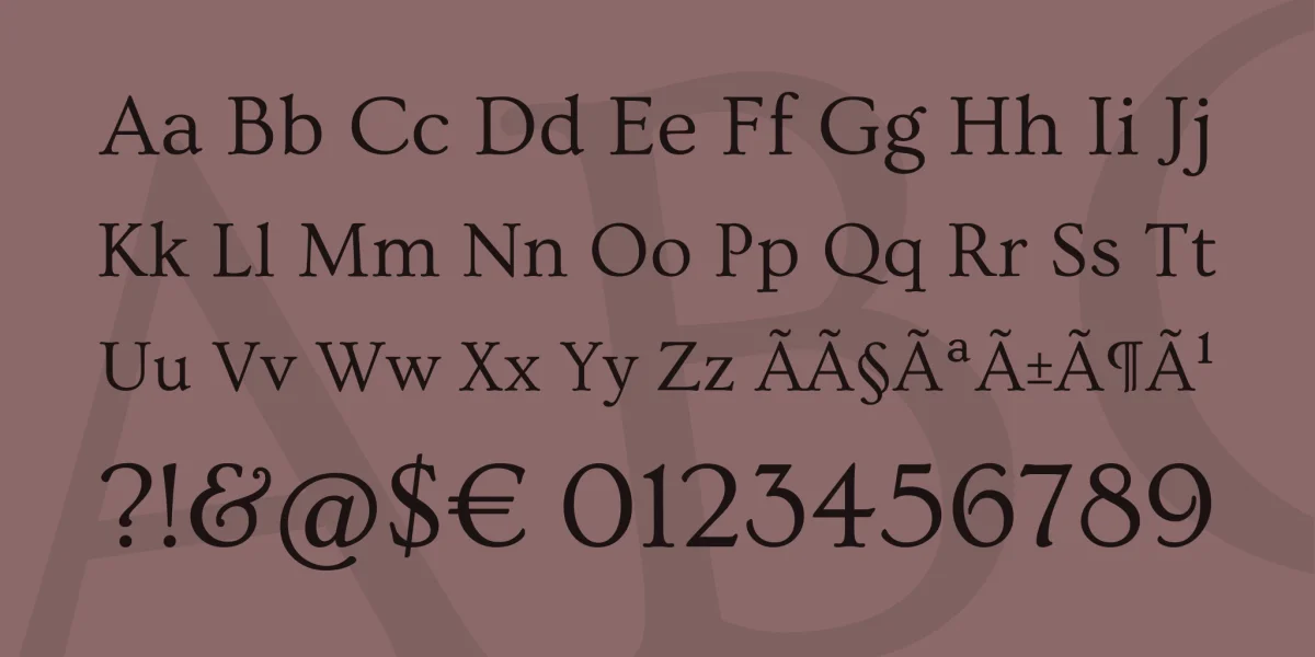 Ovo Font preview 4