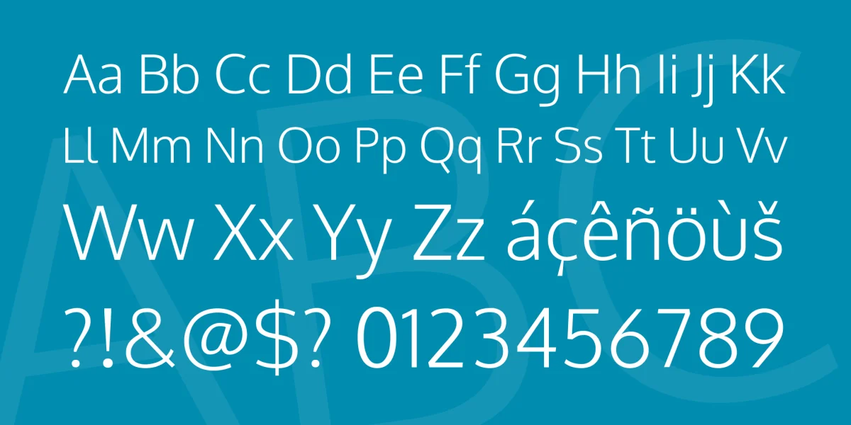 Oxygen Font Family preview 7