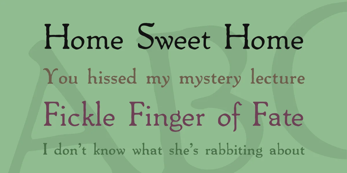 Packard Antique Font Family preview 2