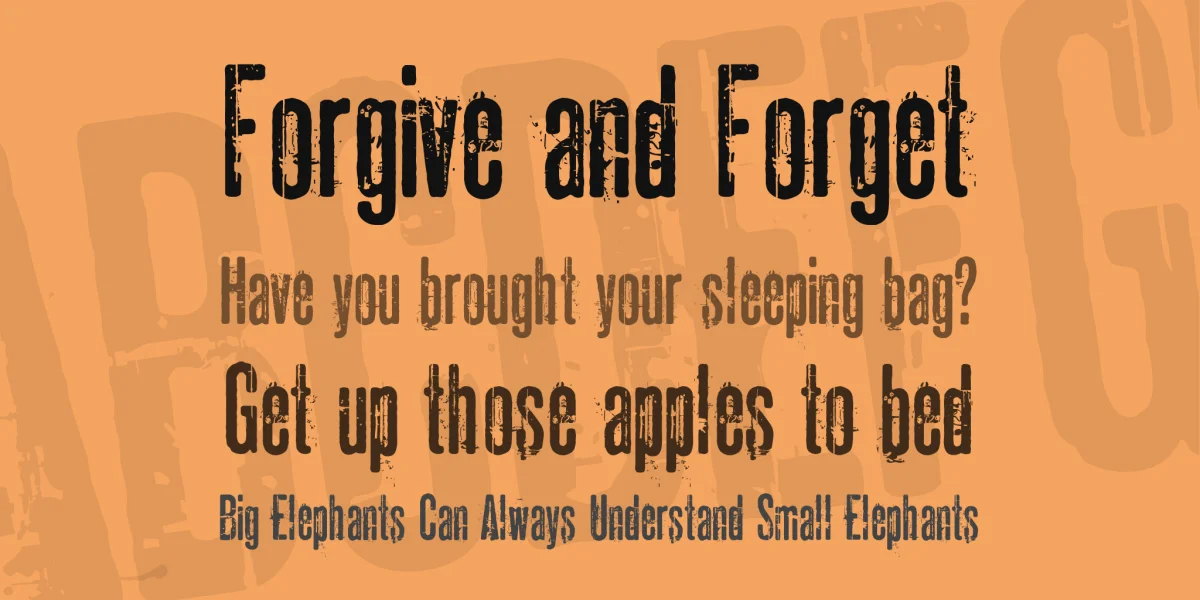 Pahuenga Cass Font preview 3