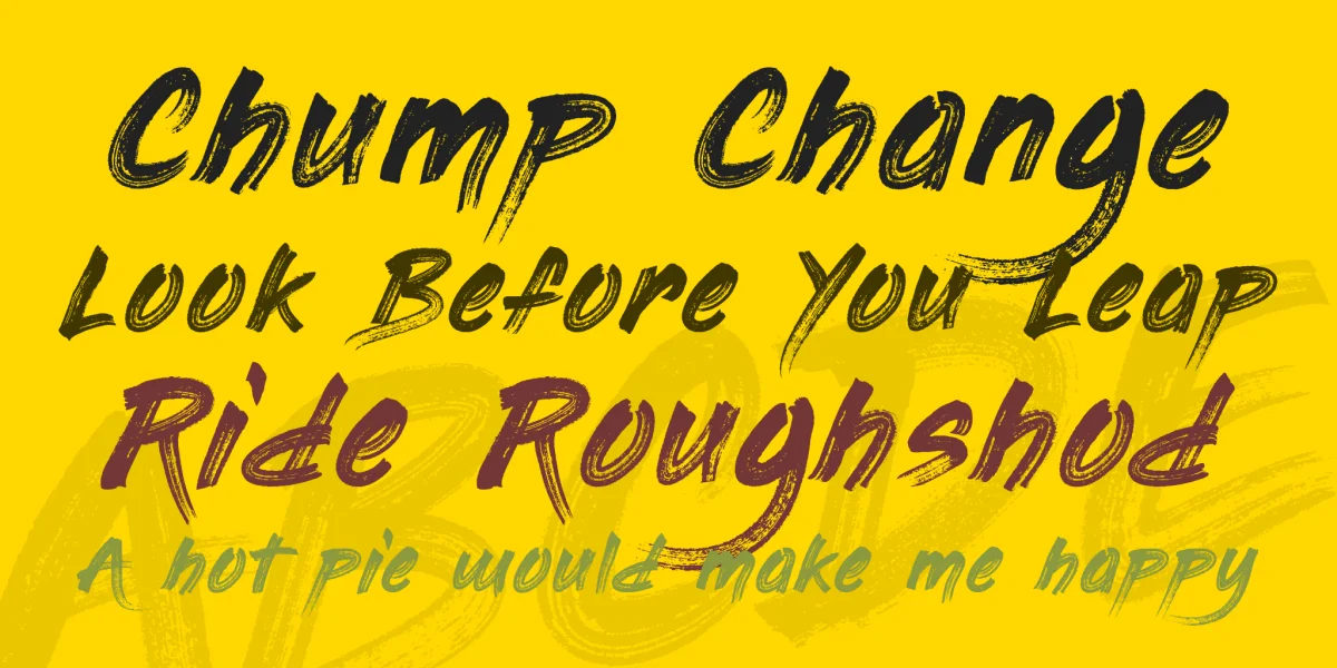 Painting With Chocolate Font preview 3