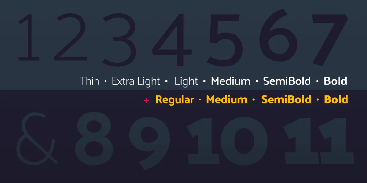 Palanquin Font Family preview 2