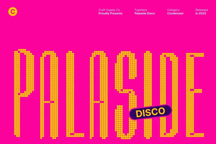 Palaside Disco Font preview 2