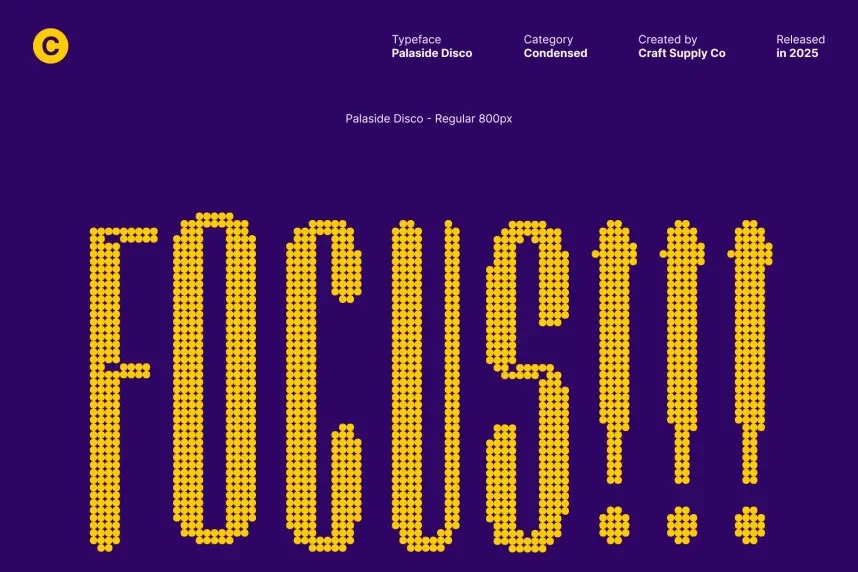 Palaside Disco Font preview 3