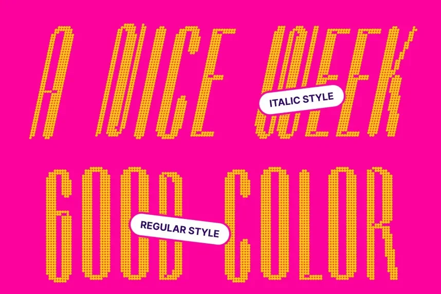 Palaside Disco Font preview 4