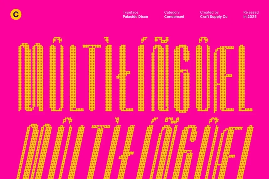 Palaside Disco Font preview 5