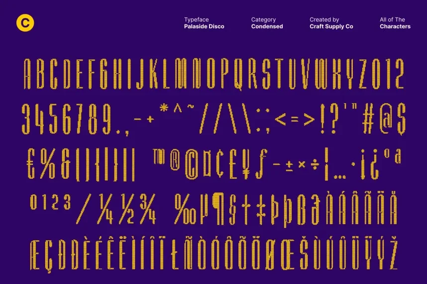 Palaside Disco Font preview 6