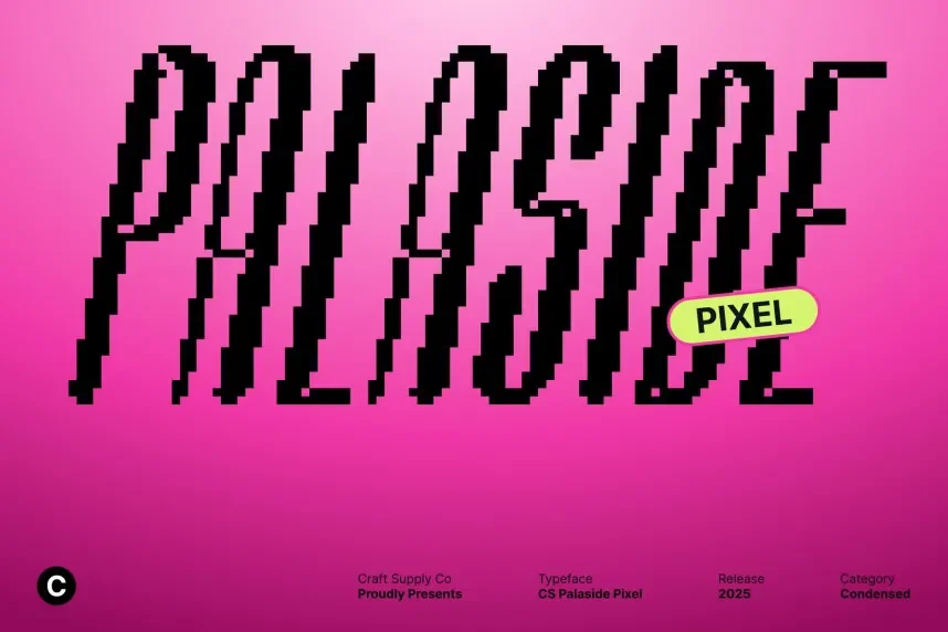 Palaside Pixel Font preview 2