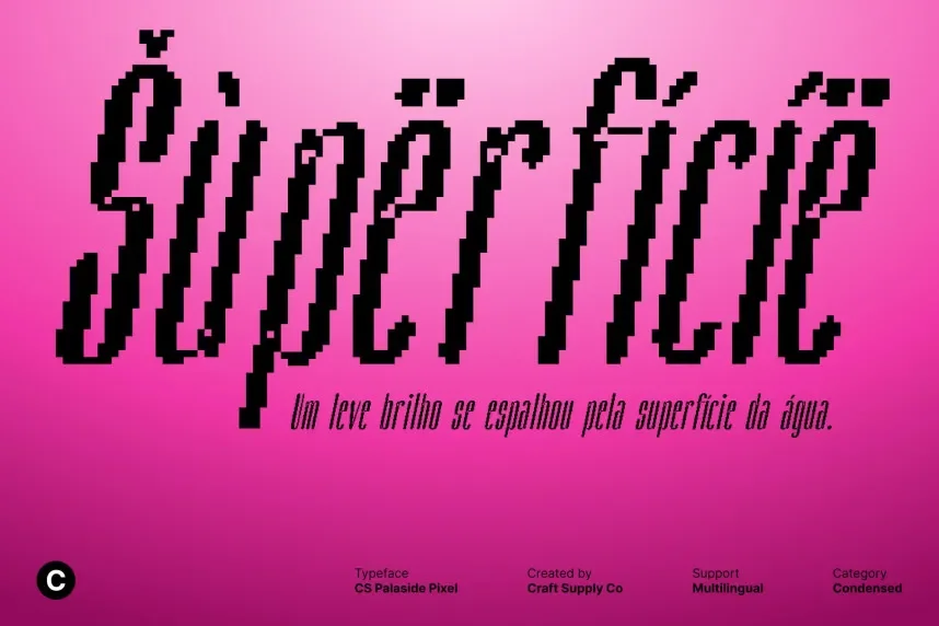Palaside Pixel Font preview 5