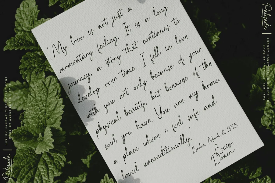 Palisade Font preview 14