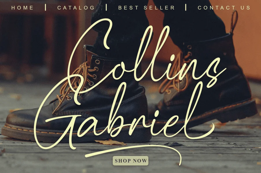 Palisade Font preview 2