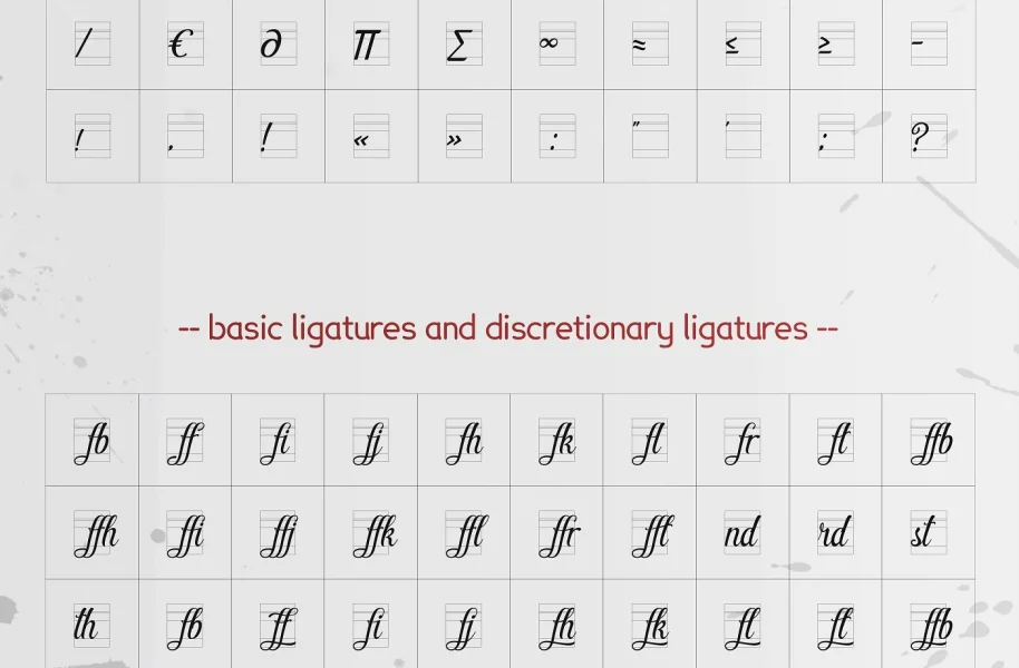 Pamega Script Font preview 10