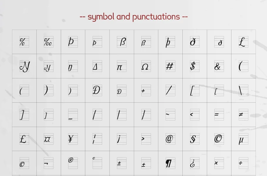 Pamega Script Font preview 11
