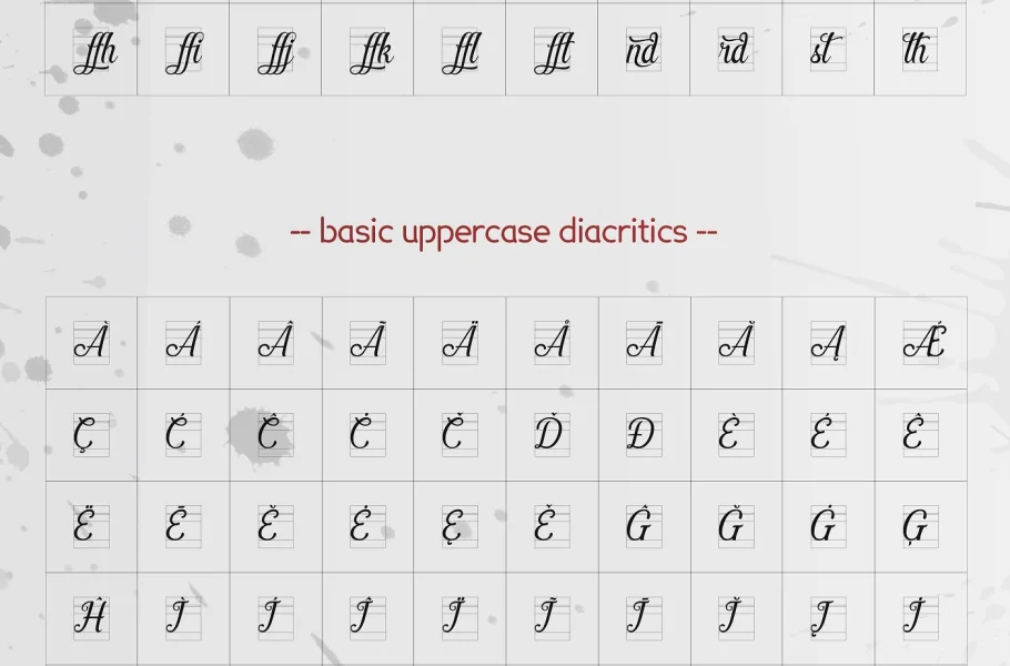Pamega Script Font preview 12