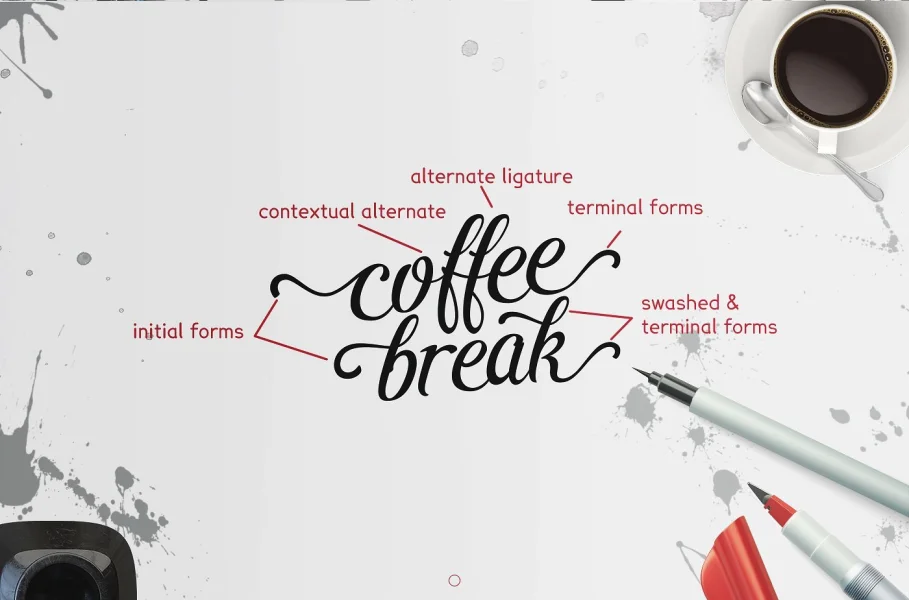 Pamega Script Font preview 3