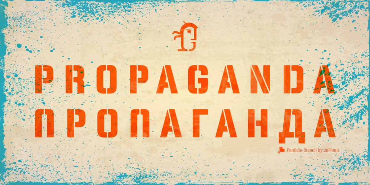 Panfleta Stencil Font Family preview 4