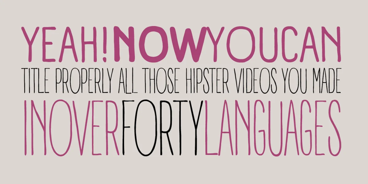 Panforte Font Family preview 3