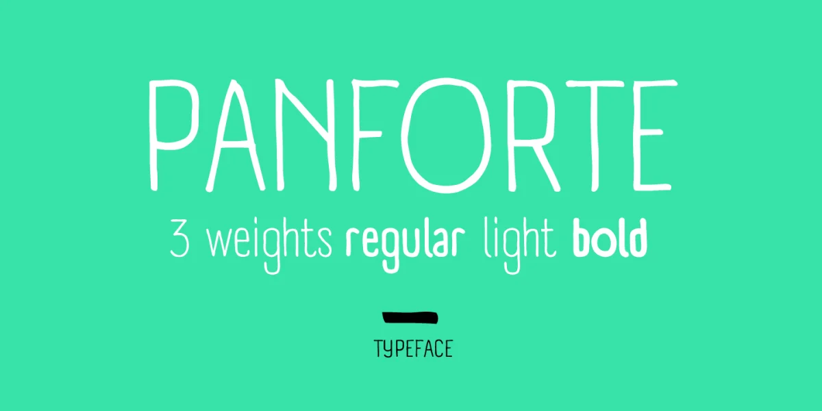Panforte Font Family preview 7