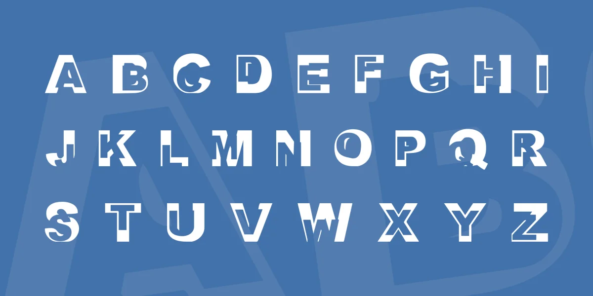 Paper Cutouts Font preview 2