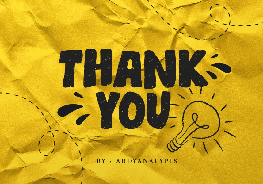 Paper Works Personal Use only Font preview 9