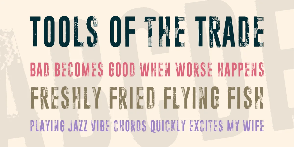 Paranoid Orange Font preview 2