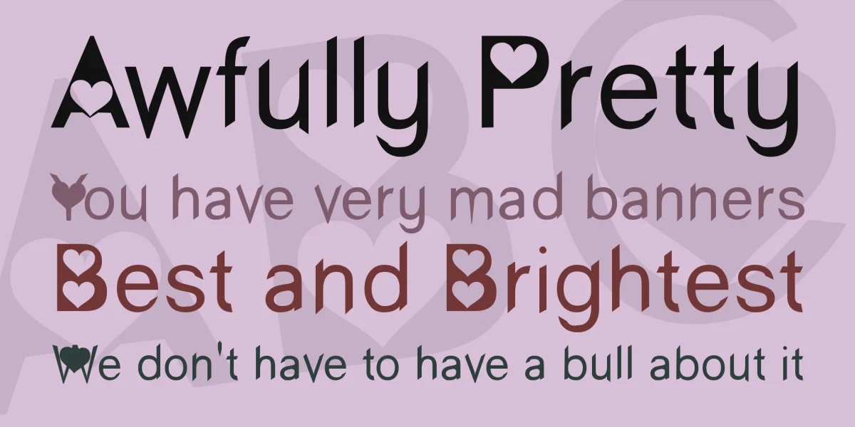 Paris in Love Font preview 2