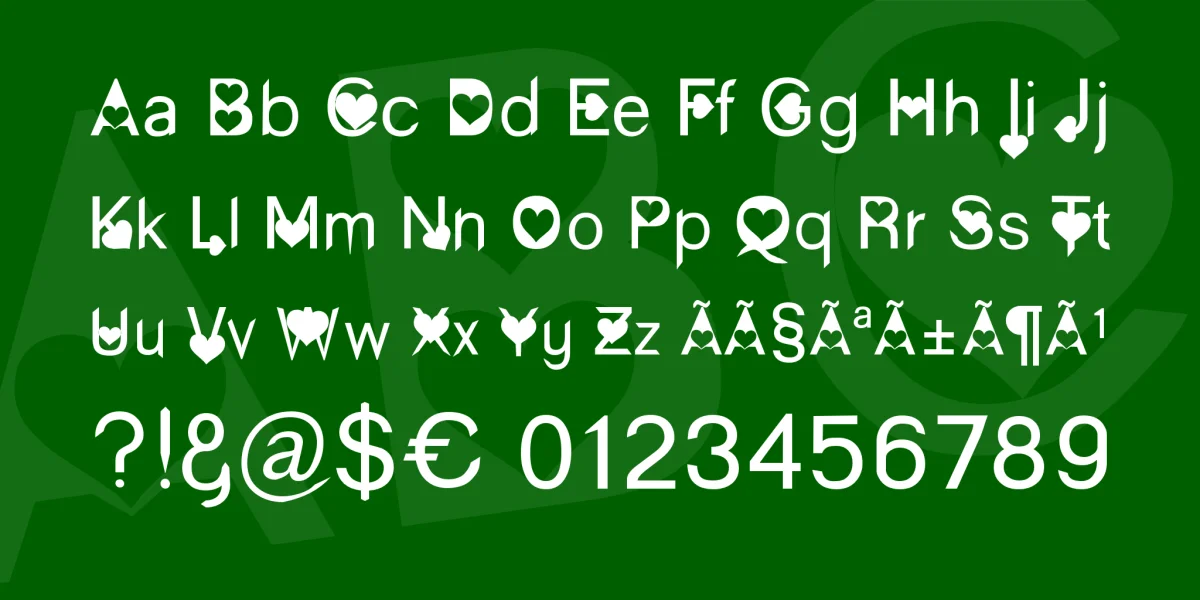 Paris in Love Font preview 3