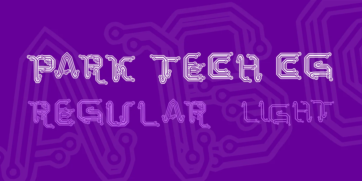 Park Tech CG Font Family