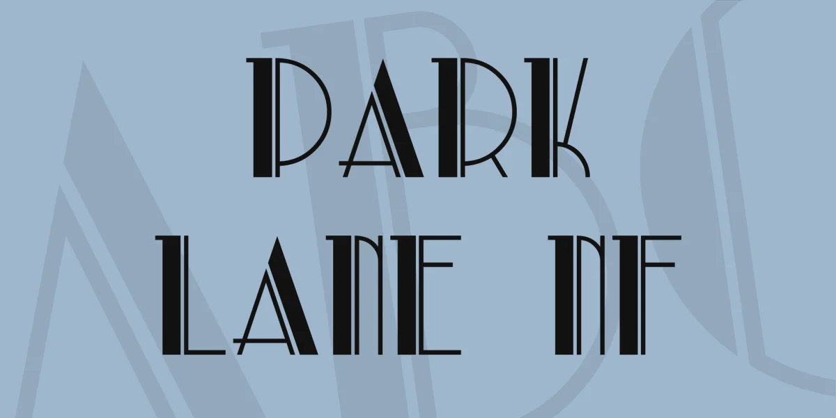 Park Lane NF Font