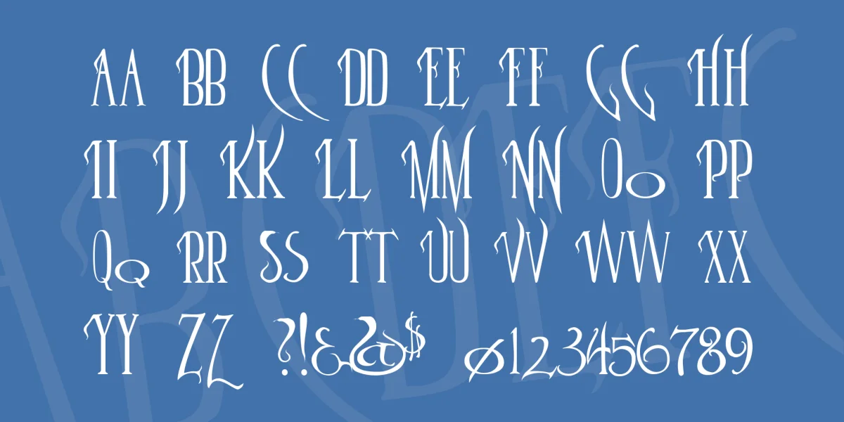 Parseltongue Font preview 2