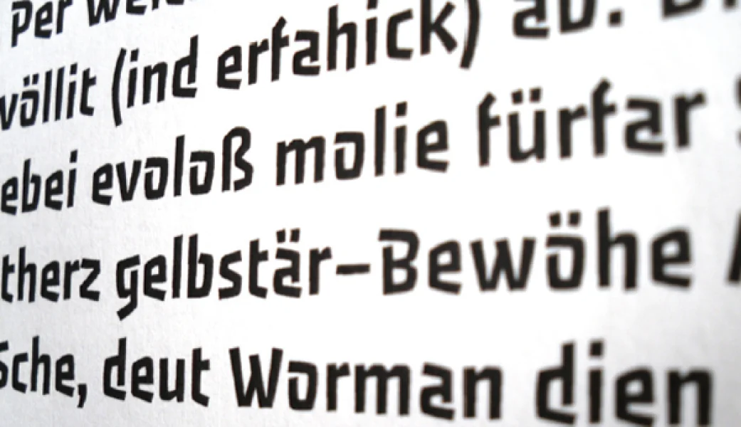 Passero One Font preview 2