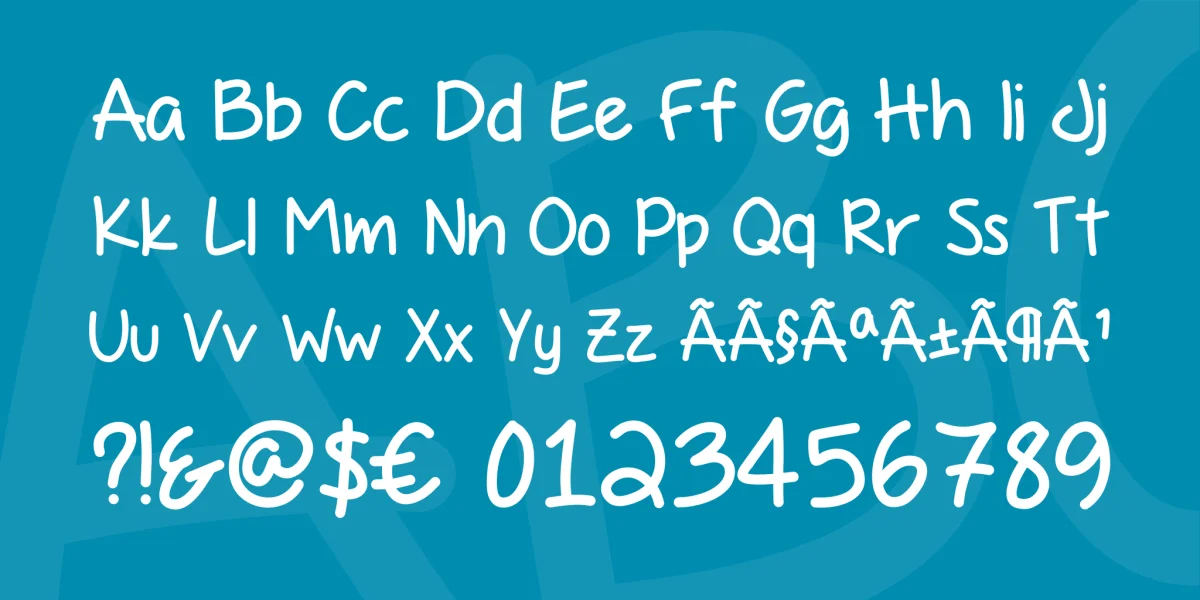 Passing Notes Font preview 4