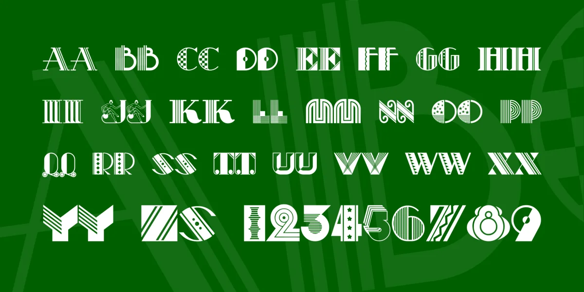 Pastiche NF Font preview 2