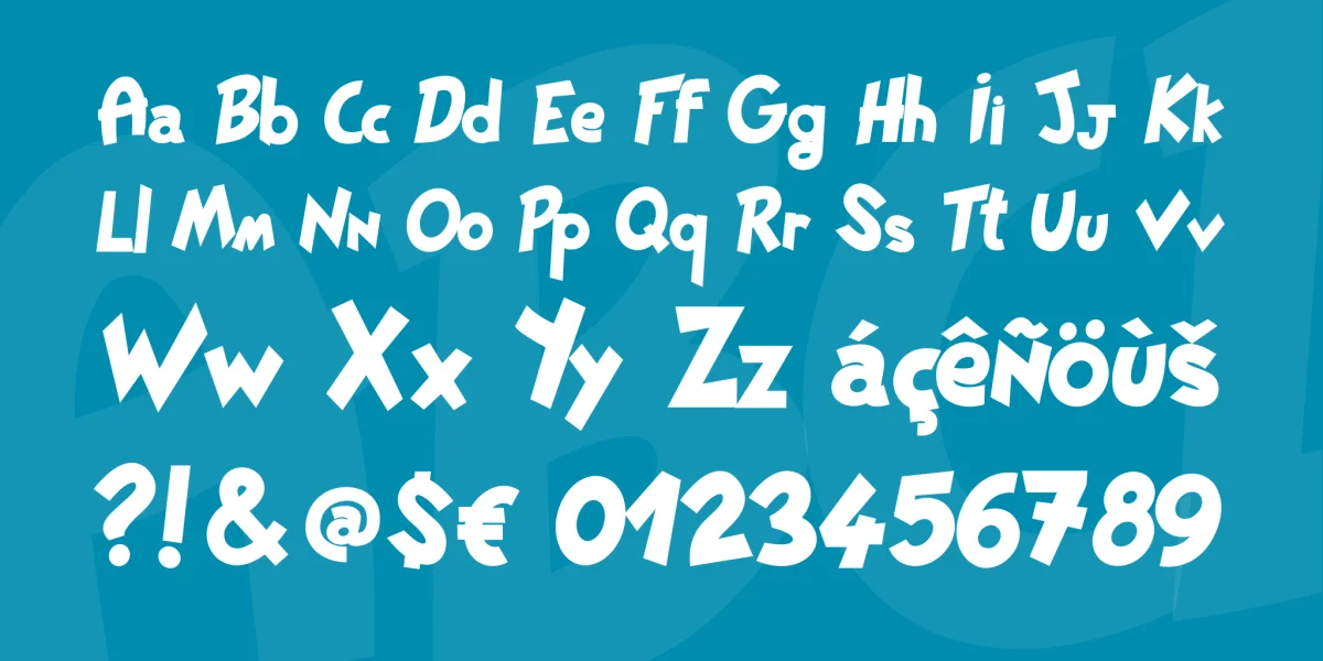 Pat PaCool Font preview 4