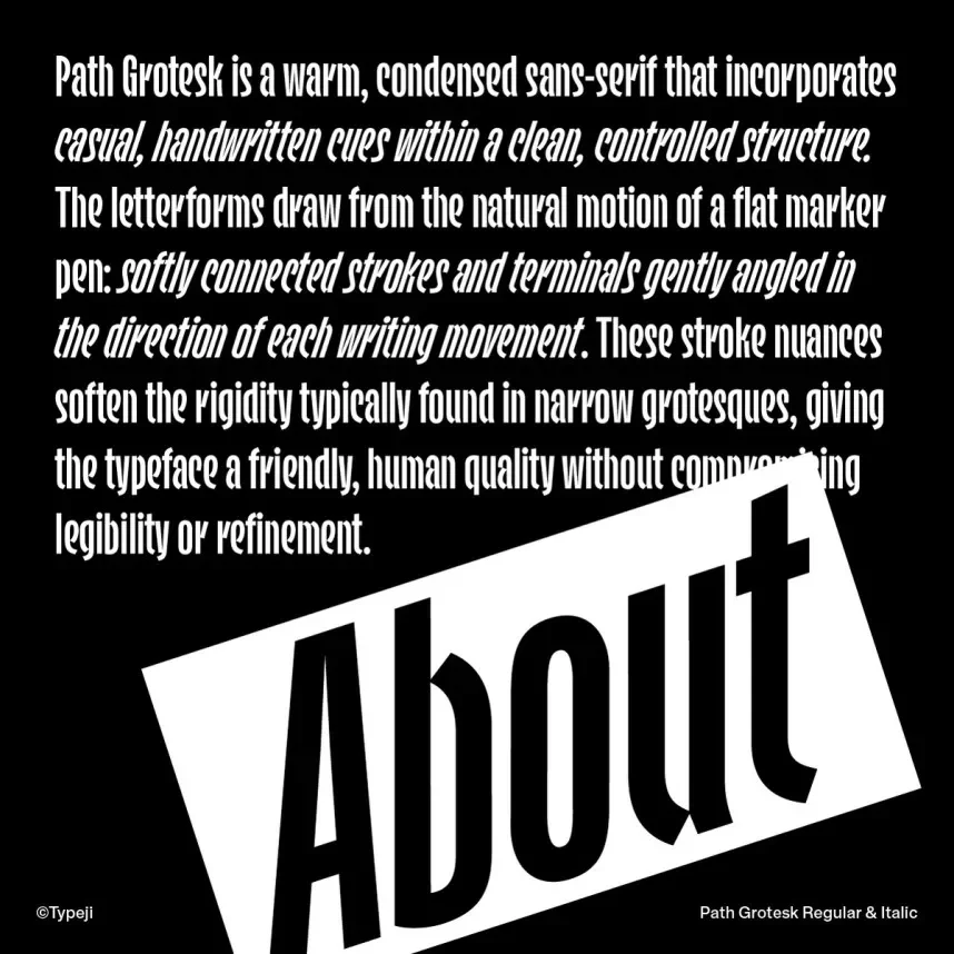 Path Grotesk Font preview 6